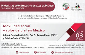 Seminario Permanente: Movilidad social y color de piel en México