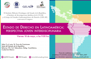 Congreso Estado de Derecho en Latinoamérica: perspectiva joven interdisciplinaria