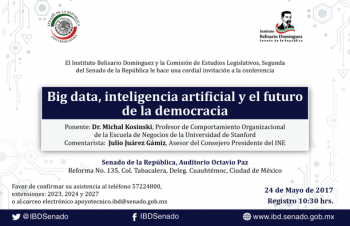  Big data, inteligencia artificial y el futuro de la democracia