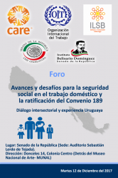 Avances y desafíos para la seguridad social en el trabajo doméstico y la ratificación del Convenio 189