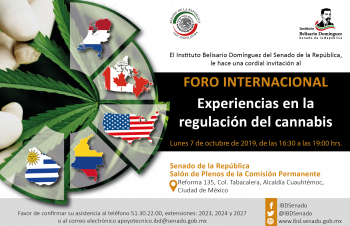Foro internacional experiencias en la regulación del cannabis