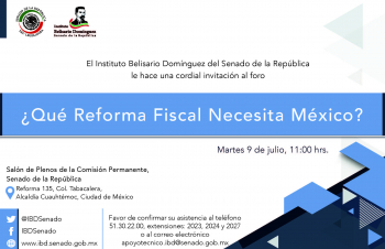 Foro ¿Qué reforma fiscal necesita México?